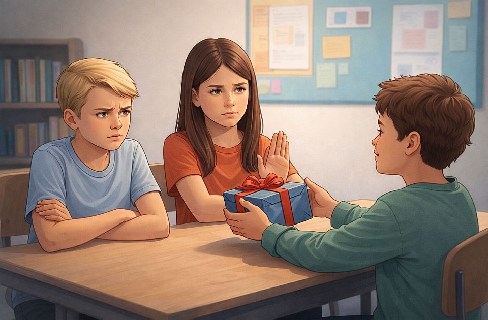 Istraživanje pokazalo: Starija deca češće odbijaju poklone koji bi im doneli nepravednu korist