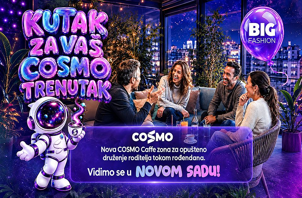 Rođendan za decu, kutak za roditelje: Nova rođendanska zona u Cosmo Play-u u BIG Fashionu