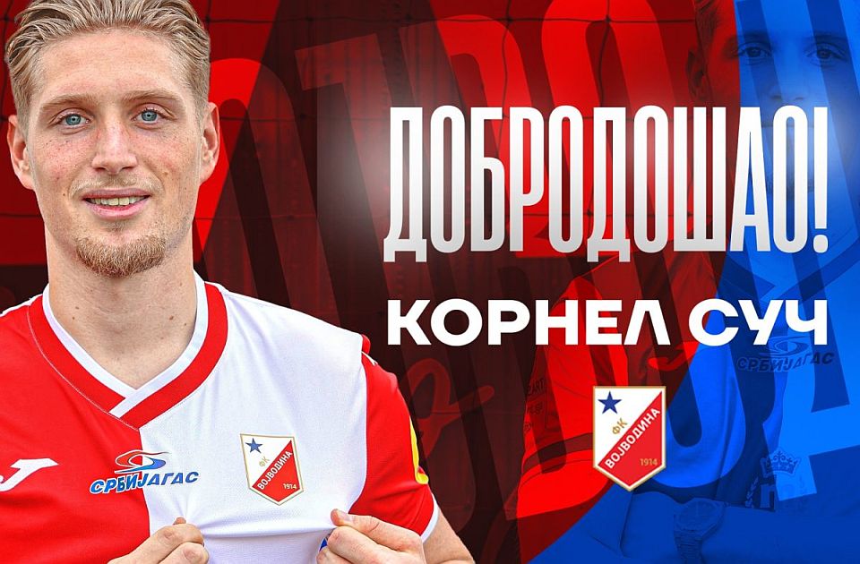 Kornel Suč novi štoper Vojvodine