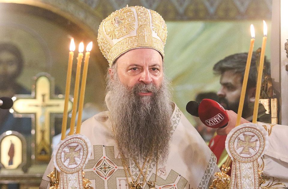 Patrijarh Porfirije će svaki dan služiti moleban za mir na Kosovu