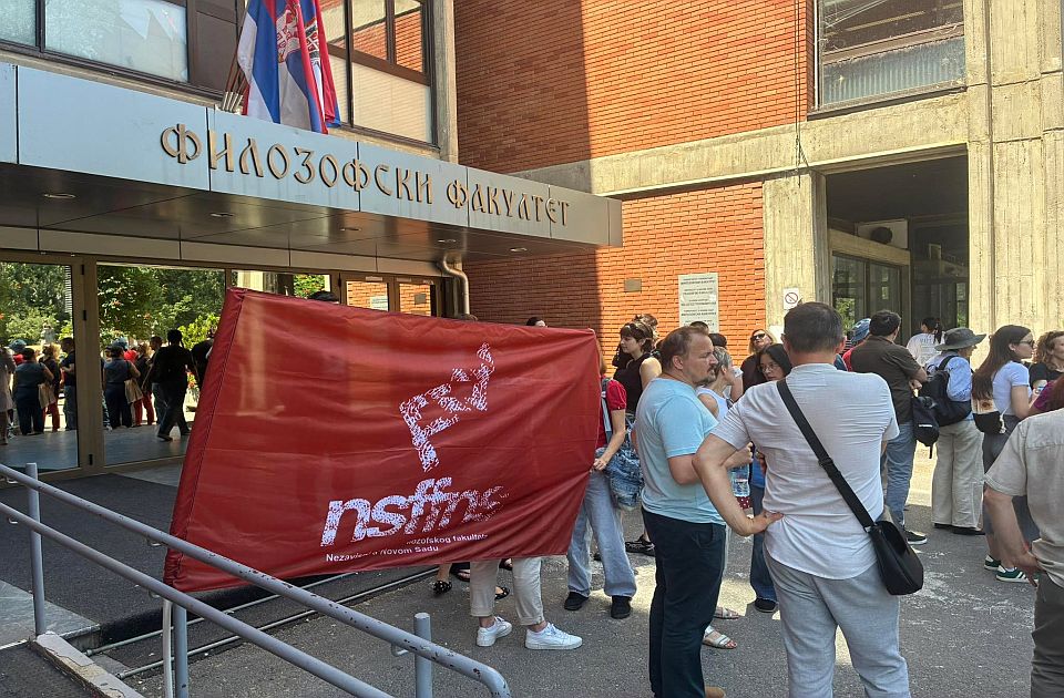 VIDEO Štrajk kod Filozofskog: Profesori gube posao zbog razloga koji nemaju veze sa akademskim kriterijumima