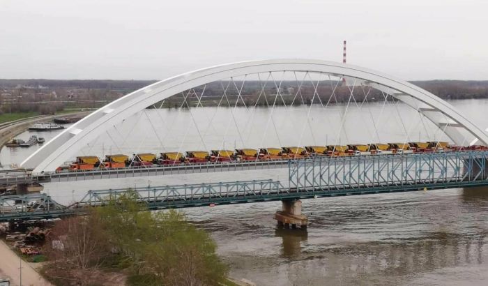 Novi železnički most prošao prve testove opterećenja