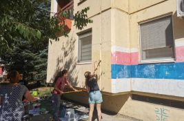 FOTO, VIDEO: Akcija uređivanja na Limanu 4: Zastava tamo gde joj i priliči, a ne na fasadama