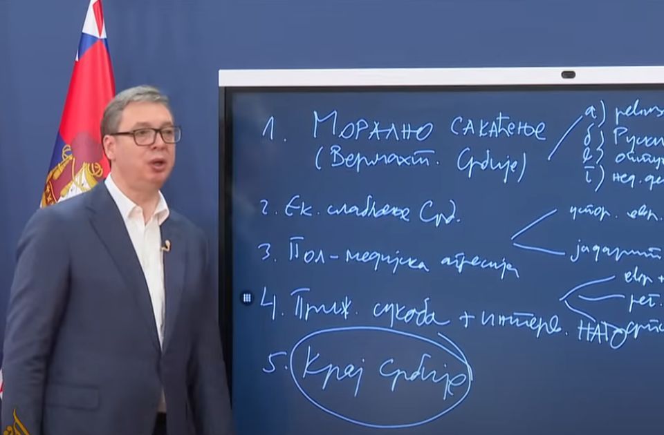 Za danas najavljeno novo obraćanje Vučića