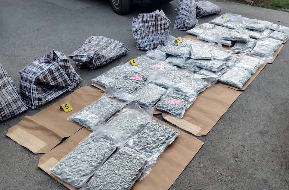 Zaplenjeno 58 kilograma marihuane u Sremskoj Kamenici