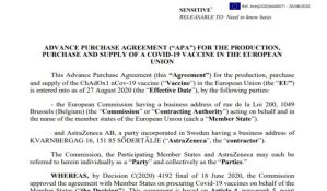 Konačno objavljen ugovor o vakcini AstraZeneka i EU, pogledajte šta piše u njemu