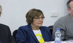 Pešić na tribini 