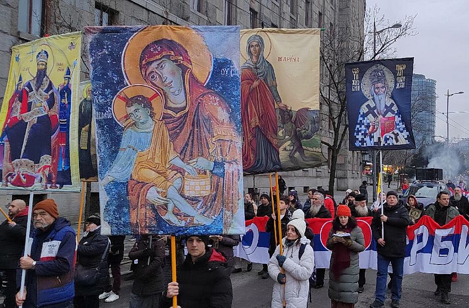 "Litija za Kosovo" održana u Beogradu