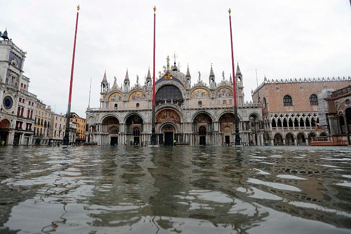 FOTO, VIDEO: Zakazao sistem protiv poplava u Veneciji, najpoznatije znamenitosti ponovo pod vodom