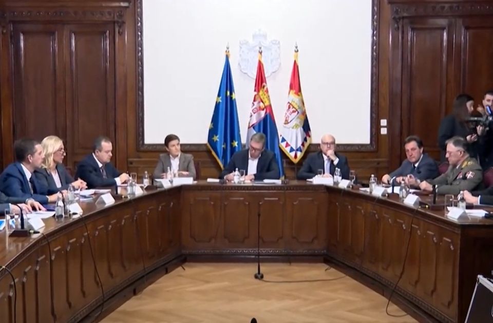 Danas sednica Saveta za nacionalnu bezbednost, njome predsedava Vučić