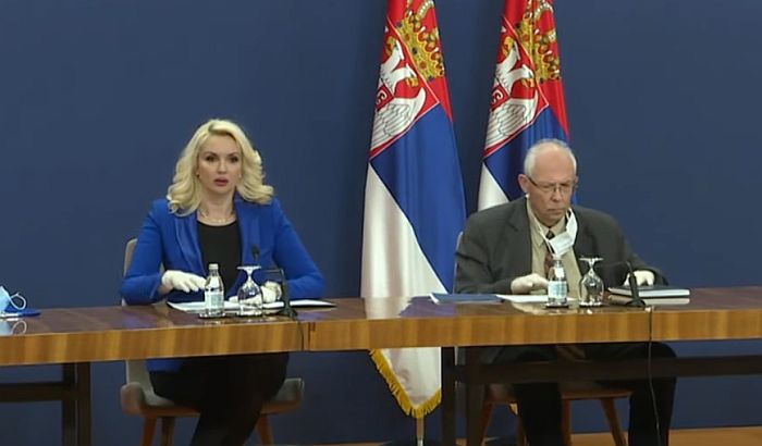 Prve vakcine danas dobijaju Brnabić, Kisić Tepavčević i Kon