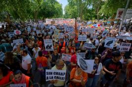 Protest u Madridu zbog skupog stanovanja: 