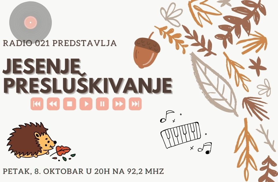 Jesenje Presluškivanje večeras na Radiju 021