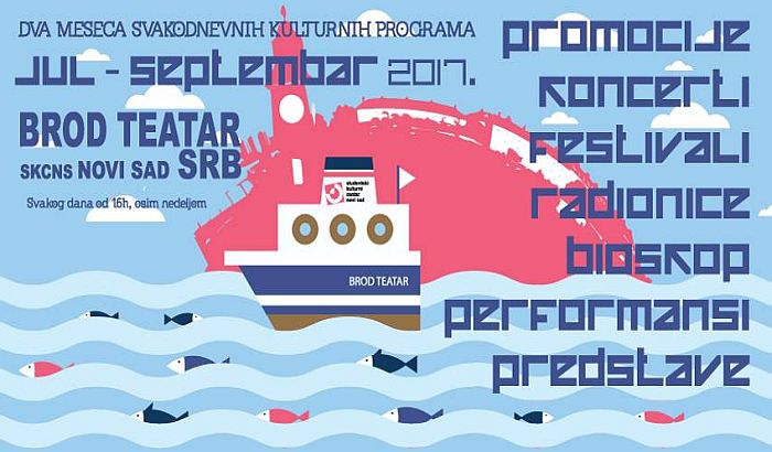 Letnji program na brodu "Brod teatar"
