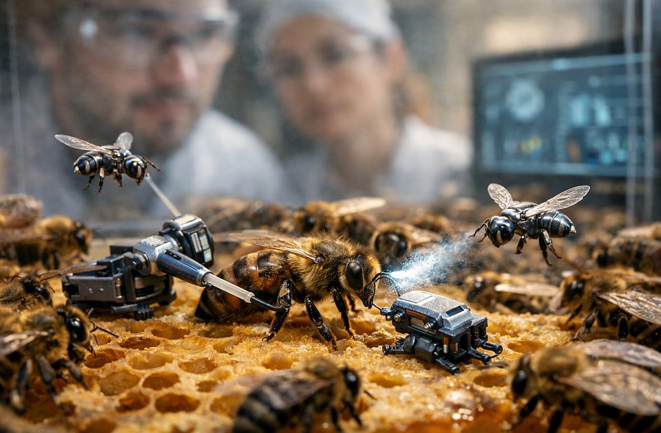 Naučnici razvijaju robote-pčele zbog nestanka oprašivača