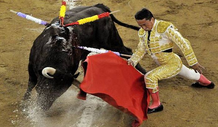 U trci sa bikovima u Španiji povređena tri muškarca