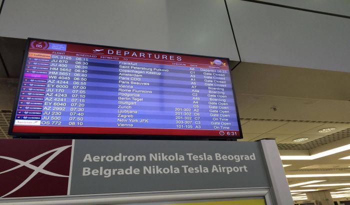 Aerodrom "Nikola Tesla" pretrpeo gubitak od 105 miliona dinara