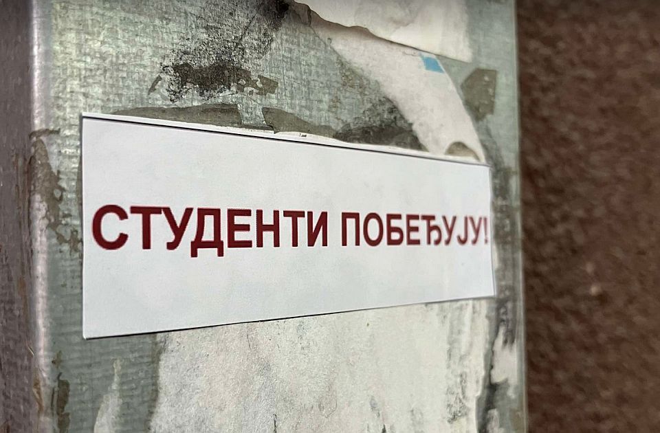 Studenti danas dele 400.000 nalepnica 