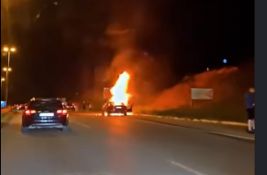 VIDEO: Izgoreo automobil na Mišeluku