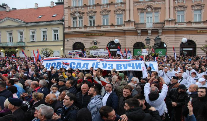 FOTO, VIDEO: Održan miting "Budućnost Srbije" na Trgu slobode