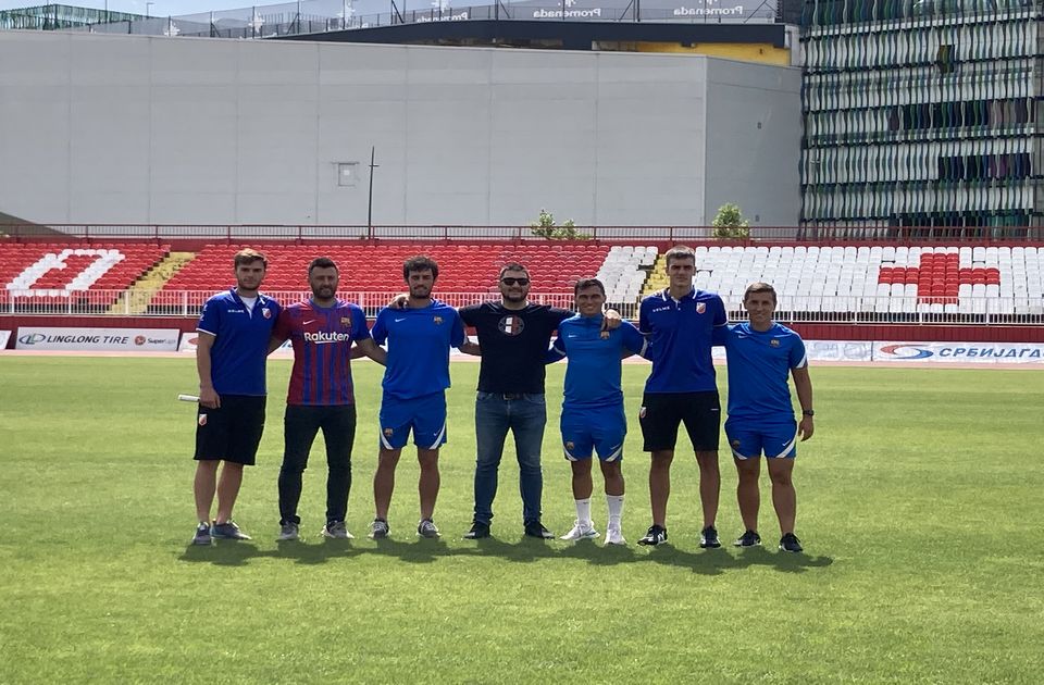 Treneri FK "Barselona" posetili Novi Sad i obišli stadion "Karađorđe"