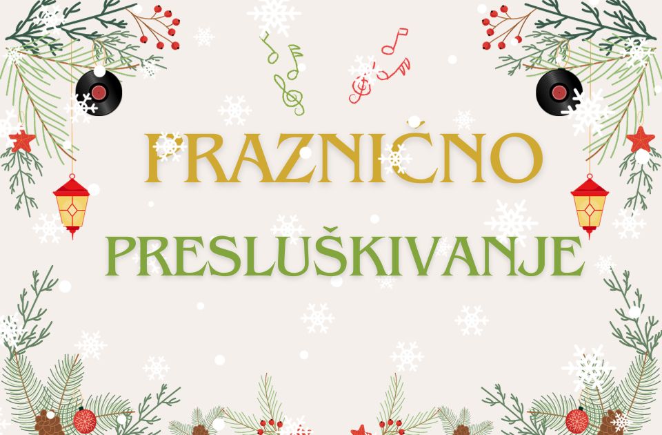 Praznične i zimske pesme večeras u novom Presluškivanju