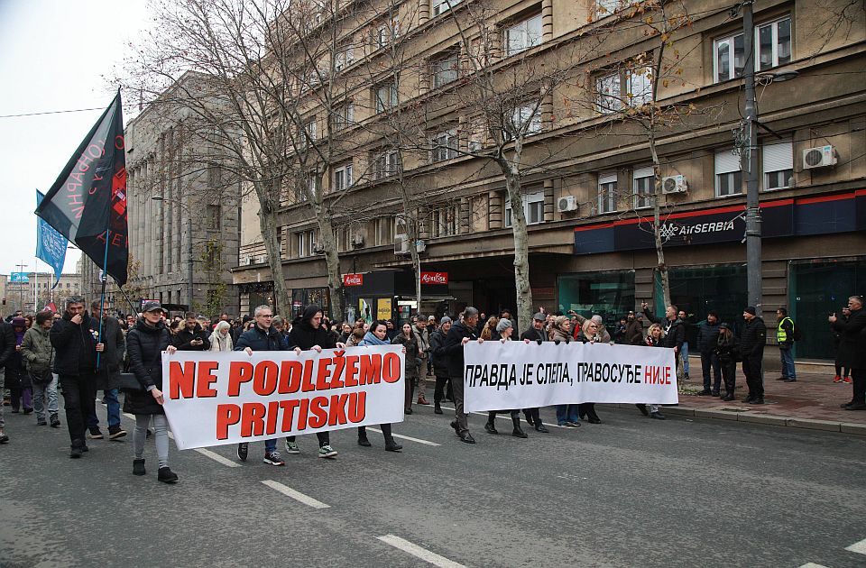 Protest sudija i tužilaca zbog političkih pritisaka na pravosuđe 