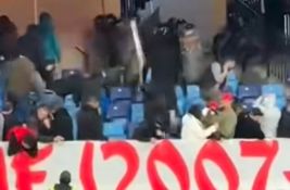 VIDEO: Tuča navijača pred finale Kupa Srbije