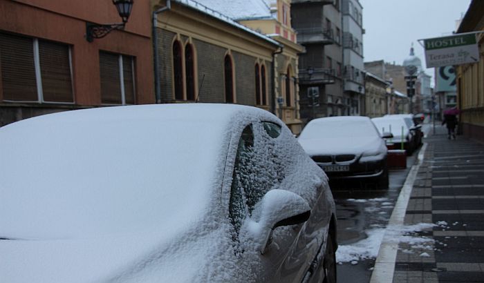 Sneg provejava u Novom Sadu, zimske službe na terenu