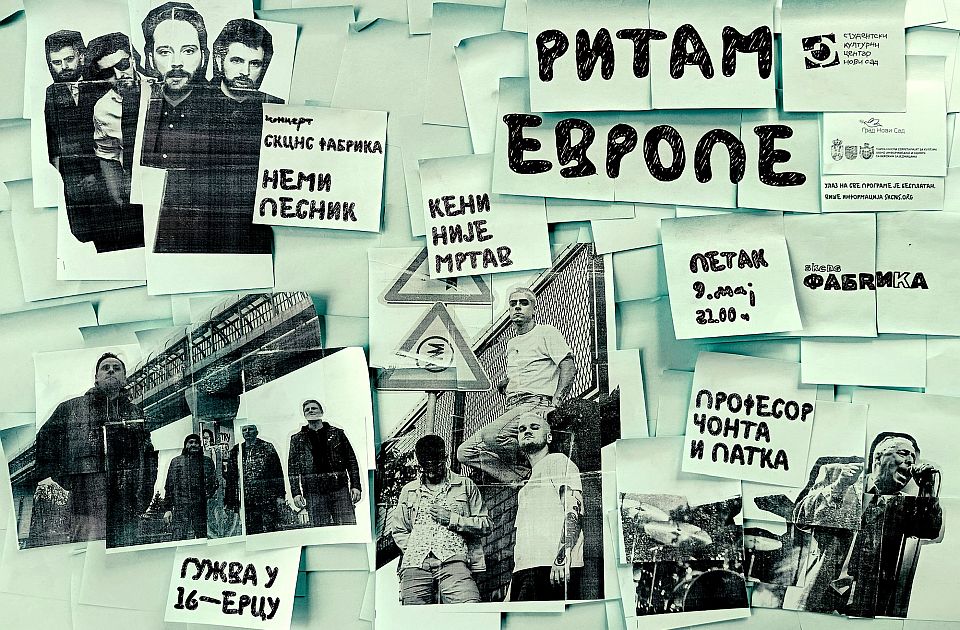 "Ritam Evrope" večeras u Fabrici