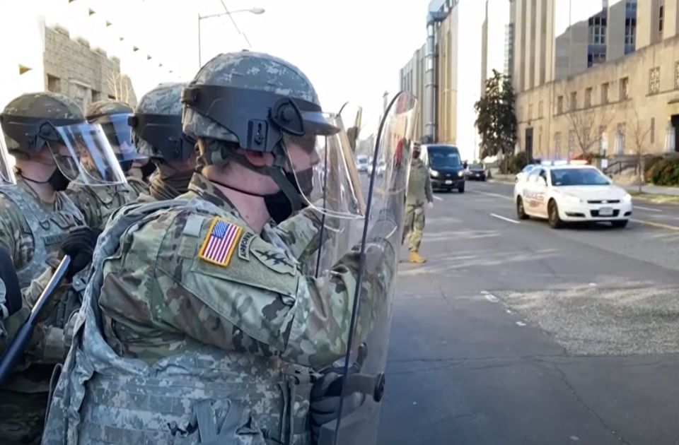 VIDEO: Nacionalna garda patrolira Vašingtonom po naredbi Trampa