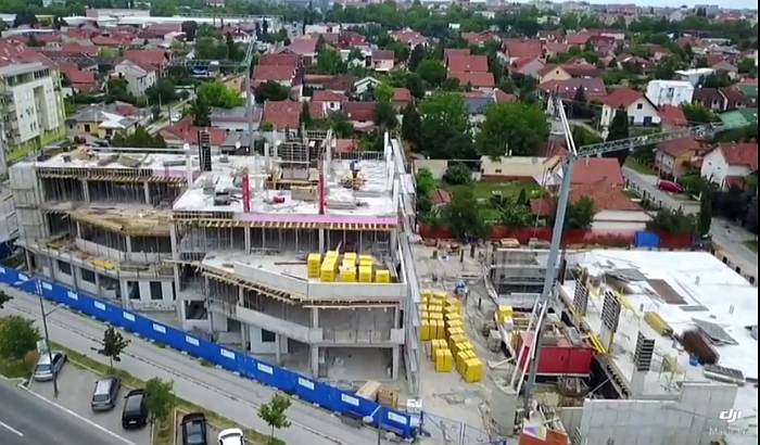 VIDEO: Napreduje gradnja zgrade Hitne pomoći na Telepu