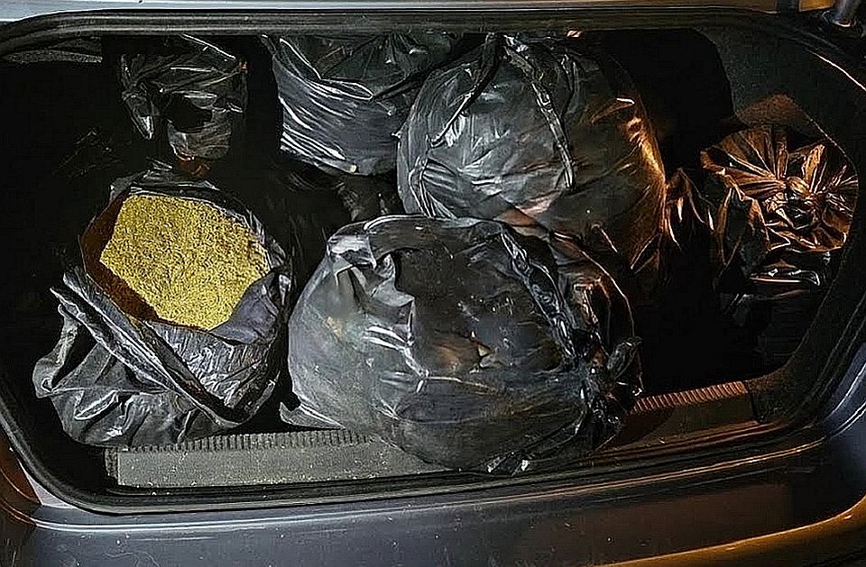Gepek pun rezanog duvana kod Paraćina