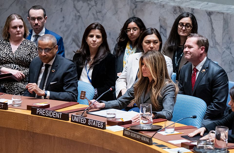 Melanija Tramp predsedavala sednicom Saveta bezbednosti Ujedinjenih nacija 