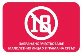 Odluka ministarke Grujičić: Posteri o zabrani ulaska za maloletnike od sad samo unutar kockarnica