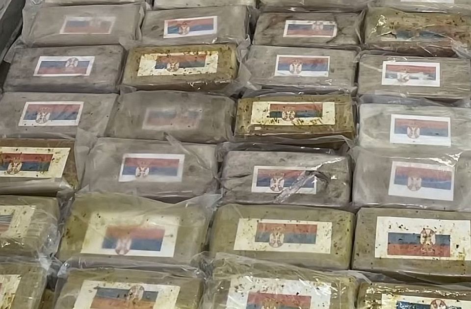 U Italiji zaplenjeno 770 kilograma kokaina, na paketima zastava Srbije