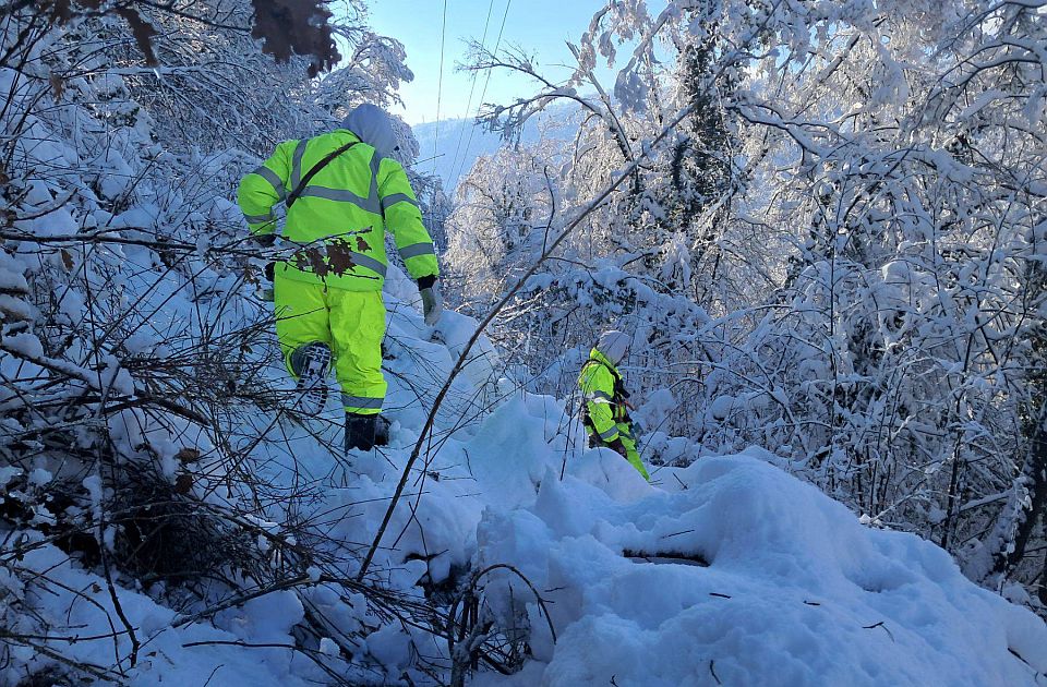 EDS: Otklonjen kvar na dalekovodu, Ivanjica postepeno dobija struju 