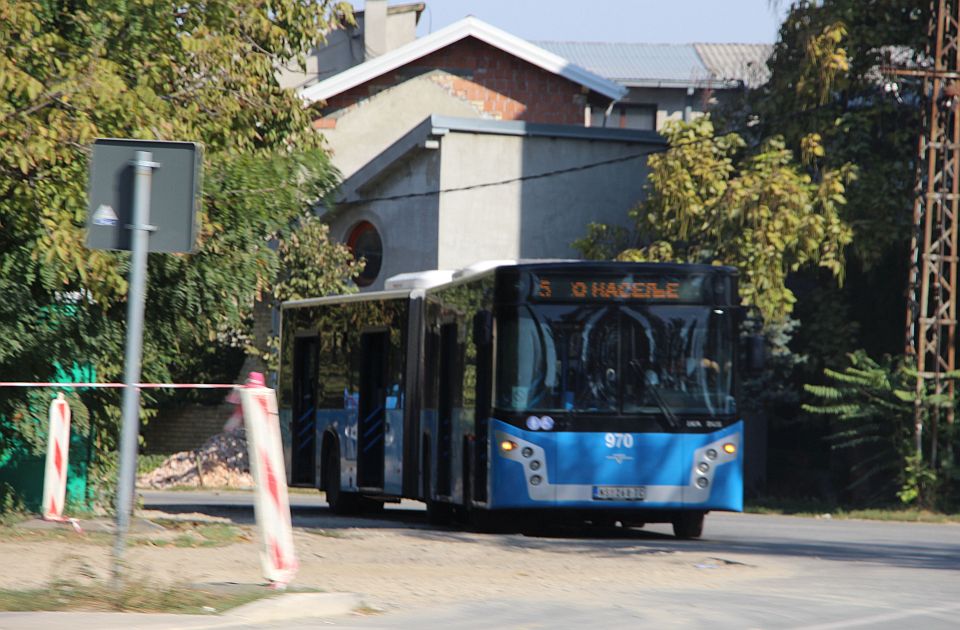 Radovi u Avijatičarskoj ulici: Mesec dana izmenjena trasa linije 5