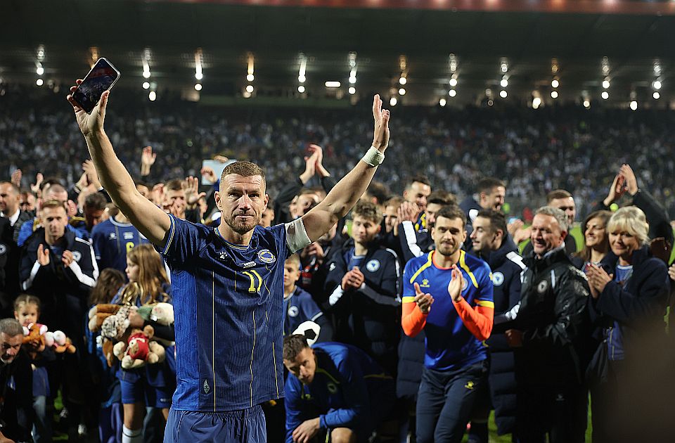 Remi BiH i Švedske na oproštaju Džeke od reprezentacije u Ligi nacija