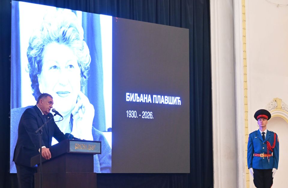  Biljana Plavšić sahranjena u Banjaluci