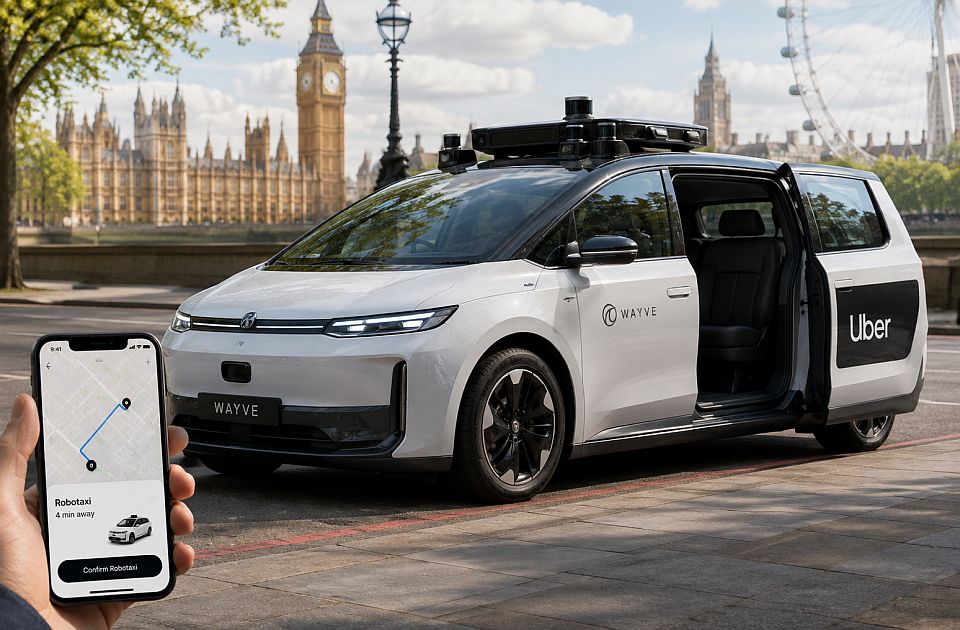 VIDEO: Uber počeo da nudi vožnju autonomnim robotaksijem u Londonu