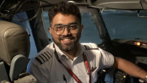 Ko je indijski pilot izboden na letu za Izrael