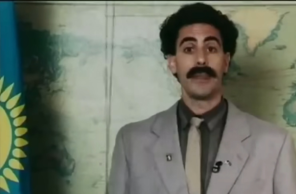 "Borat je trebalo da bude Albanac": Saša Baron Koen se izvinio Kazahstancima