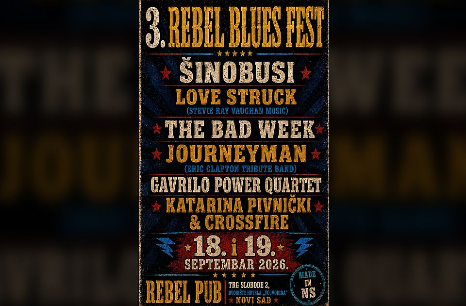 Treći Rebel Blues Fest ispred Rebel Paba