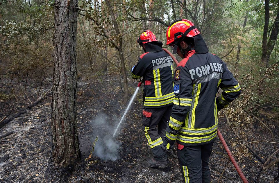 Nemački vatrogasci o požaru u Deliblatskoj peščari: Situacija veoma teška zbog uslova na terenu 